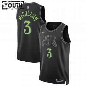 Dres New Orleans Pelicans CJ McCollum 3 Nike 2023-24 City Edition Plava Swingman - Dječji